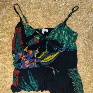 Floral Print Women's Top